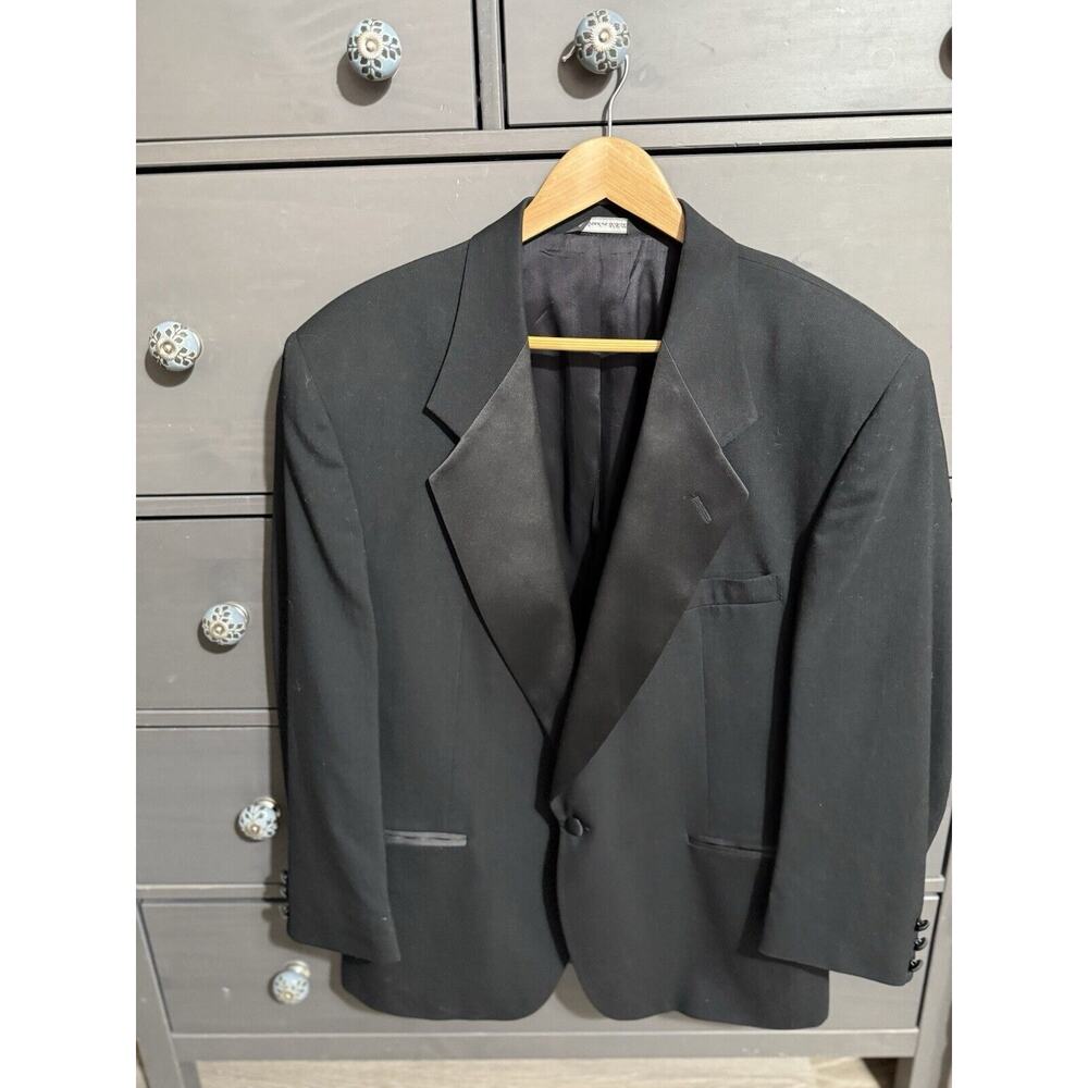 Neil Allyn Mens Wool Tux Jacket Size 44S Formal Wedding EUC